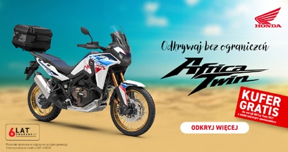Kufer górny 58L Wave gratis przy zakupie Hondy CRF1100 Africa Twin D3T 