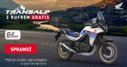 Transalp z kufrem gratis